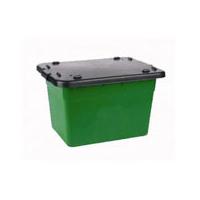 Straight Kerbside Box - Grab Rim - 55 litre - Green