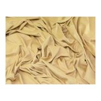 Stretch Suedette Dress Fabric Camel Gold