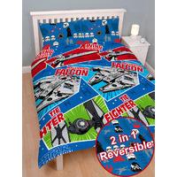 Star Wars Episode VII Craft Double Duvet Cover and Pillowcase Set