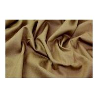Stretch Wool Twill Suiting Dress Fabric Camel Brown