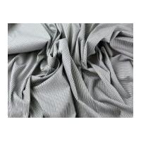 Stripey Stretch Cotton Dress Fabric