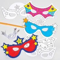 Star Hero Colour-in Masks (Pack of 6)