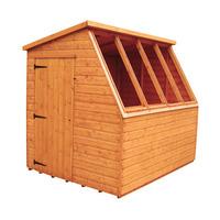 strongman 6ft x 6ft 175m x 175m jewel potting heavy duty loglap shed