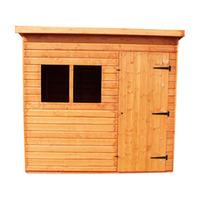strongman 8ft x 6ft 235m x 175m deluxe pent shiplap shed