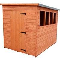 Strongman 6ft x 4ft (1.75m x 1.15m) Lean-To Pent Shiplap Shed