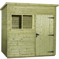 Strongman 10ft x 8ft (2.95m x 2.35m) Deluxe Tanalised Pent Shed