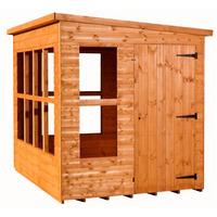 Strongman 10ft x 6ft (2.95m x 1.75m) Penthouse Loglap Shed