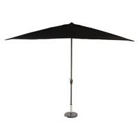 sturdi plus rectangular 3m x 2m crank parasol taupe