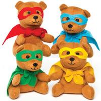Star Hero Plush Bears (Pack of 4)