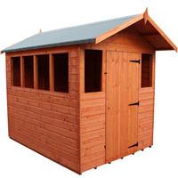 Strongman 8ft x 6ft (2.35m x 1.75m) Cabin Heavy Duty Shiplap Shed