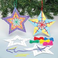 Star Weaving Decoration Kits (Pack of 6)