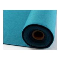 sticky back self adhesive acrylic felt fabric mini roll 5m teal