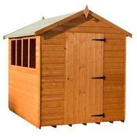 strongman 7ft x 5ft 205m x 145m super heavy duty loglap pent shed