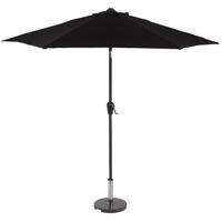 sturdi plus round 25m crank parasol black