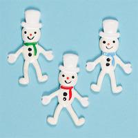 stretchy snowmen pack of 5