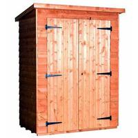 Strongman 5ft x 4ft (1.45m x 1.15m) Budget Double Door Toolshed