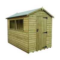 Strongman 7ft x 5ft (2.05m x 1.45m) Apex Premier Tanalised Shed