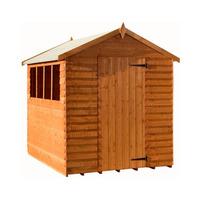 strongman 6ft x 4ft 175m x 115m budget apex shed