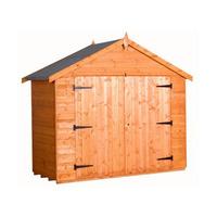 strongman 3ft x7ft 085m x 205m apex compact shiplap shed