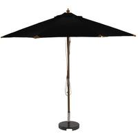 Sturdi Plus Square 2.5m x 2.5m Pulley Parasol in Black