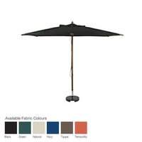 sturdi plus rectangular 2m x 3m pulley parasol taupe