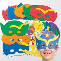 Star Hero Foam Mask Kits Bulk Pack (Pack of 32)