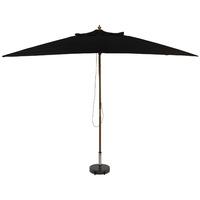 sturdi rectangular 3m x 2m pulley parasol in black