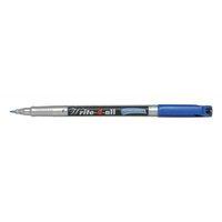 Stabilo Write-4-all Permanent Marker Pen Waterproof 0.7mm Line Blue (1 x Pack of 10)