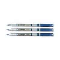 Stabilo Sensor 189 Fineliner Pen Water-based Ink 0.8 Tip 0.3mm Line (Blue) Pack of 10