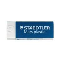 Staedtler Mars Plastic Eraser (55mm x 23mm x 12mm) Premium Quality Self-cleaning (1 x Pack of 2)