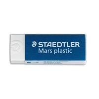 Staedtler Mars Plastic Eraser (55mm x 23mm x 12mm) Premium Quality Self-cleaning (1 x Pack of 20)