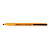 Staedtler 309 Handwriting Pen Fibre Tipped 0.8mm Tip 0.6mm Line Black (1 x Pack of 10)