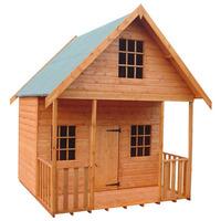 Strongman 8ft x 8ft (2.35m x 2.35m) Lodge Shiplap Playhouse With Installation