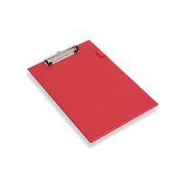 standard clipboard foolscap with pen holder red