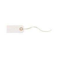 Strung Tag (120mm x 60mm) White (1 x Pack of 75)