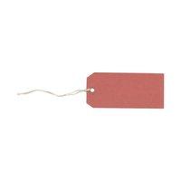 Strung Tags (120mm x 60mm) Red (1 x Pack of 1000)