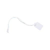 Strung Tickets Durable (24mm x 15mm) White 1 x Pack of 1000