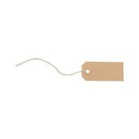 Strung Tags (70mm x 35mm) Buff (1 x Pack of 1000)