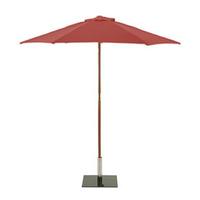 Sturdi Round 2.5m Pulley Parasol in Terracotta