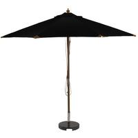 sturdi plus square 2m x 2m pulley parasol in black