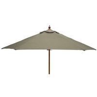 sturdi round 25m pulley parasol in taupe