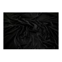 Stretch Drapey Jersey Dress Fabric Black