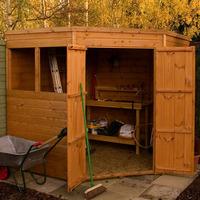 Strongman 6ft x 6ft (1.75m x 1.75m) Loglap Corner Shed