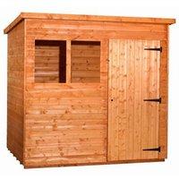 Strongman 8ft x 6ft (2.35m x 1.75m) Super Shiplap Pent Shed