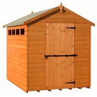 strongman 6ft x 4ft 175m x 115m security apex loglap shed