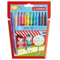 STABILO Power Fibre Tip Pens (Wallet of 12)