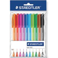 Staedtler Rainbow Ballpoint Pens (Pack of 10)