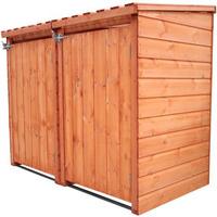 Strongman 5ft x 3ft (1.64m x 0.78m) Shiplap Double Bin Store