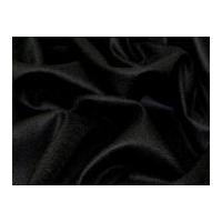 Stretch Wool Twill Suiting Dress Fabric Black