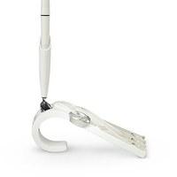 Stylized Heart & Wedding Bands Pen with Holder